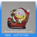 Christmas figurine ceramic candle holder for giftware